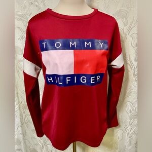 Tommy Hilfiger Red Long Sleeve Top